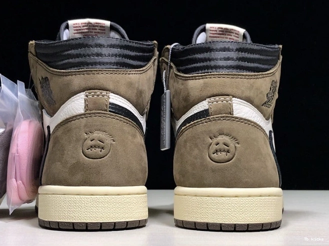 Rep TBK Air Scott OG 'Mocha' - 1 High Travis Retro x CD4487 Jordan 100 0708